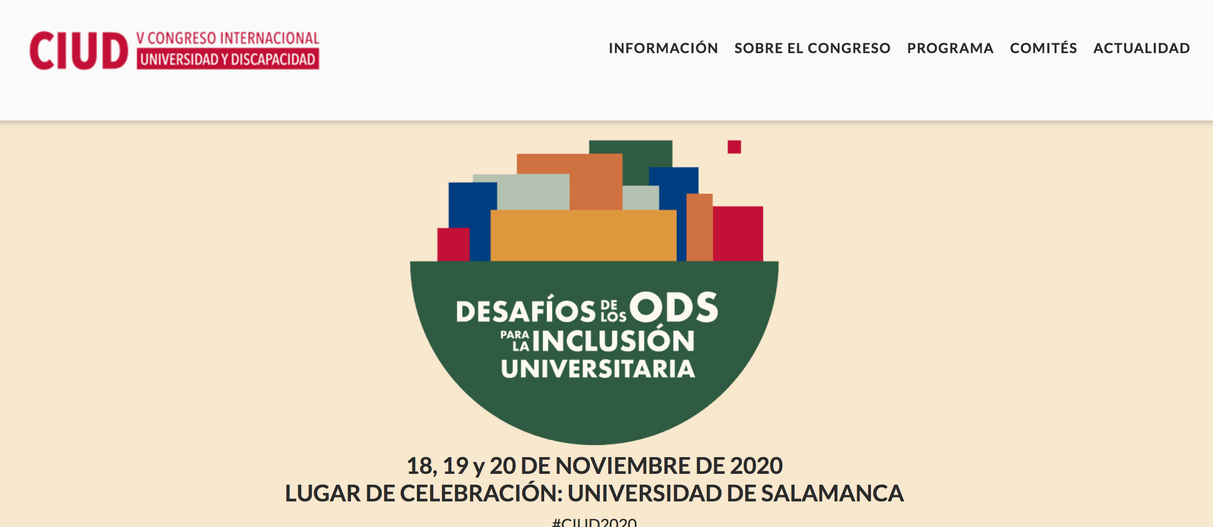 V Congreso Internacional Universidad y Discapacidad