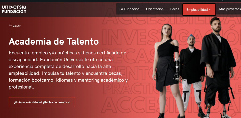 IMG Inicio de la campaña ‘Academia de Talento’ desde desde Fundación Universia