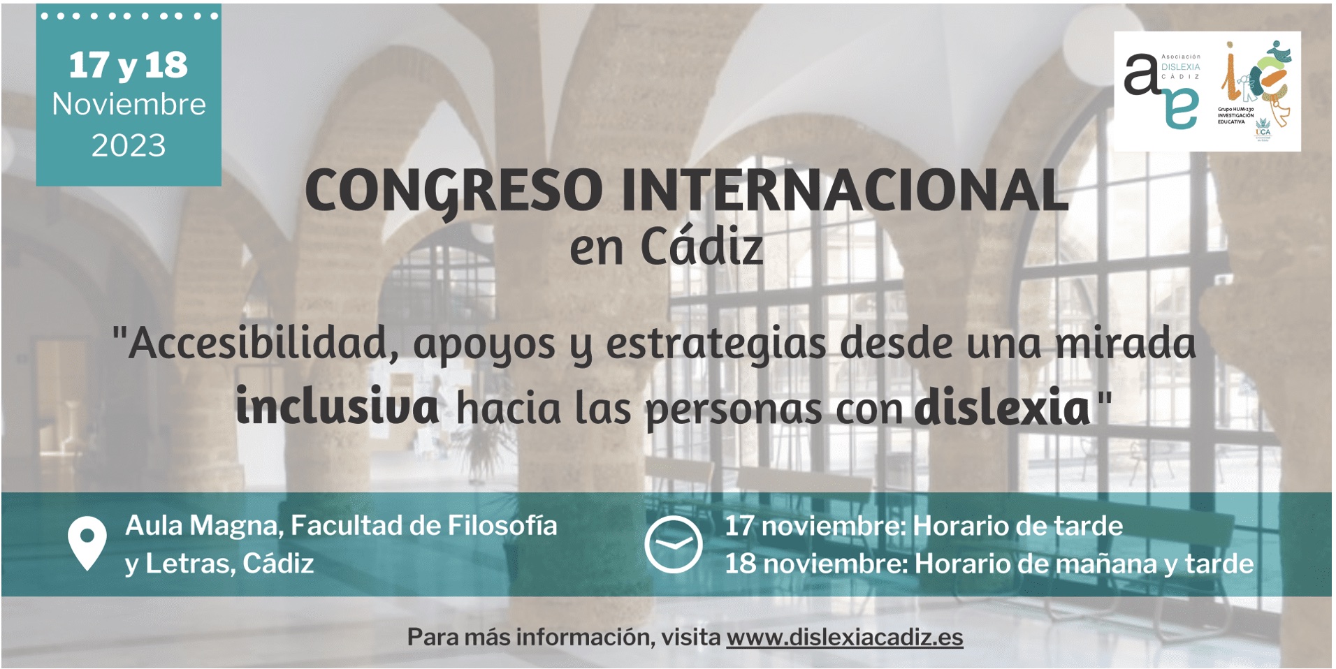 Congreso Internacional en Cádiz: Accesibilidad, apoyos y estrategias desde una mirada inclusiva h...