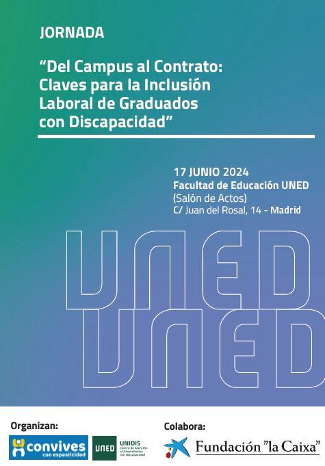 Jornadas UNIDIS-UNED sobre graduados con discapacidad y acceso al empleo